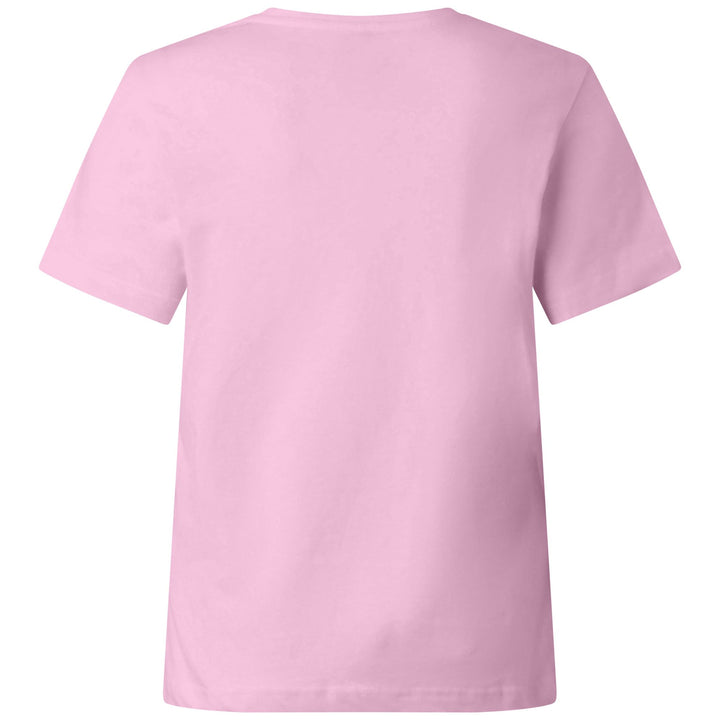 T-Shirts & Top_Woman_  SYLVIE_T-Shirt_PINK NOSEGAY - Commercial 3