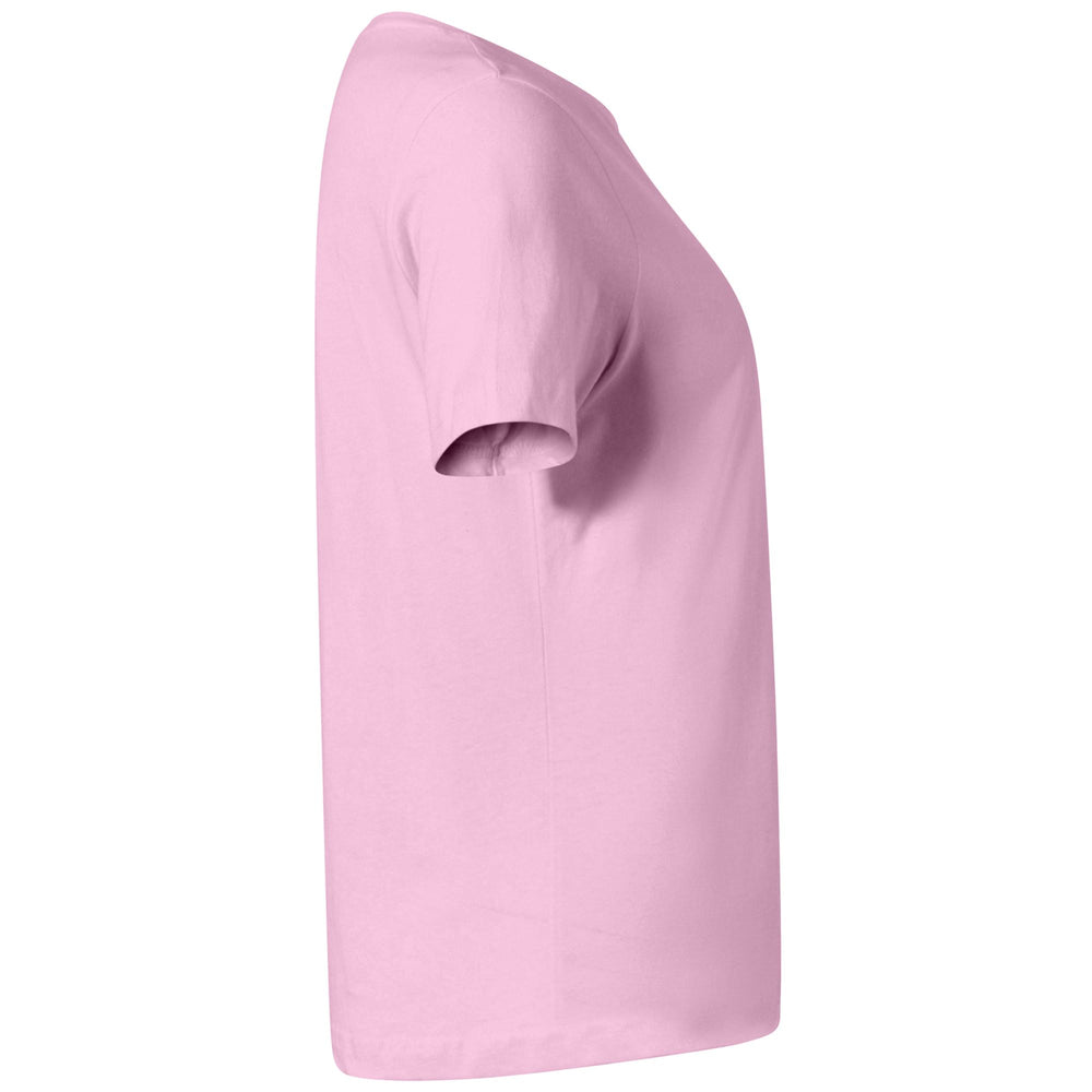T-Shirts & Top_Woman_  SYLVIE_T-Shirt_PINK NOSEGAY - Commercial 2