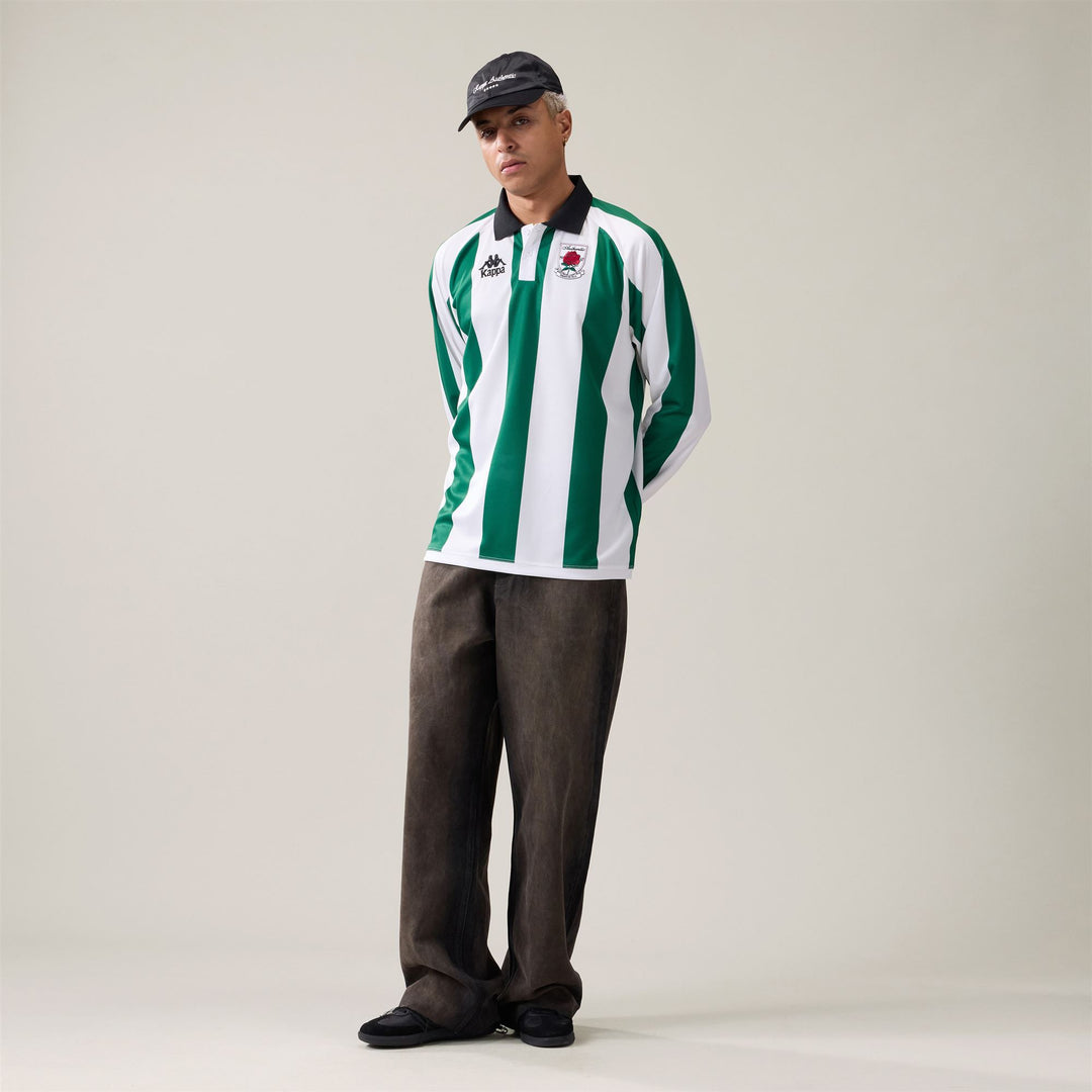 Active Jerseys_MAN_OVIBET_Polo_Green Jacket - White Natural - Black - Commercial 1