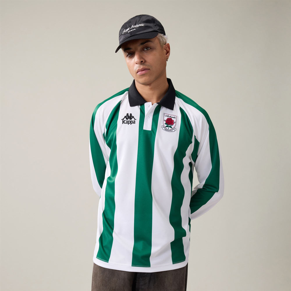 Active Jerseys_MAN_OVIBET_Polo_Green Jacket - White Natural - Black - Commercial 2