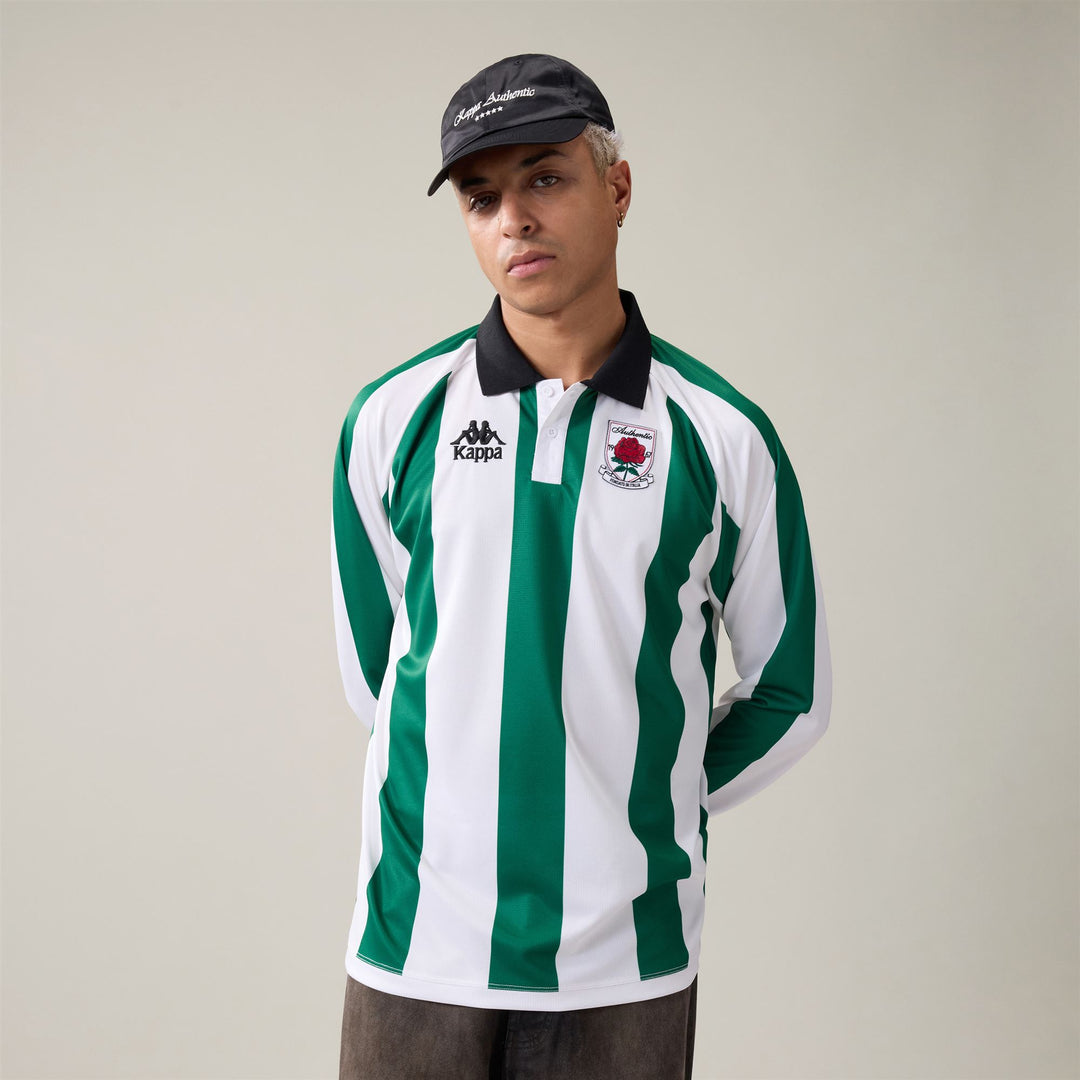 Active Jerseys_MAN_OVIBET_Polo_Green Jacket - White Natural - Black - Commercial 2