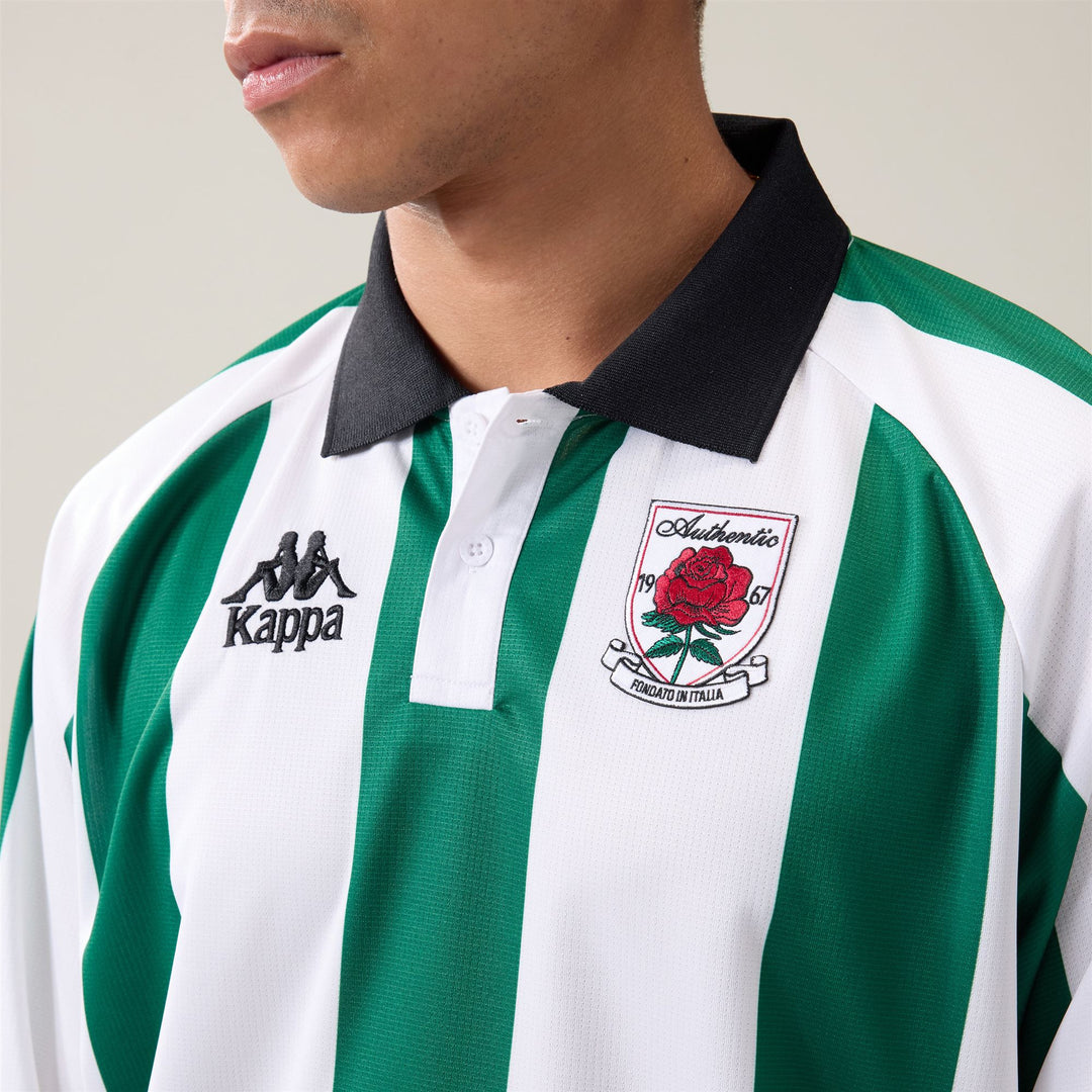 Active Jerseys_MAN_OVIBET_Polo_Green Jacket - White Natural - Black - Commercial 3