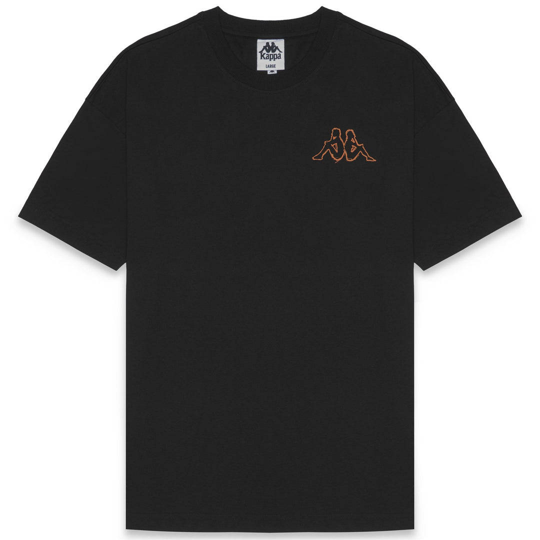 T-Shirts & Top_MAN_ORASY_T-Shirt_Black - Orange Desert - Commercial 1