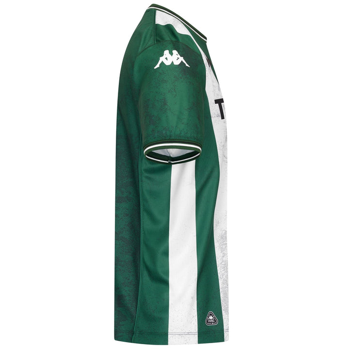 Active Jerseys Man KOMBAT 2026 HOME RED STAR Shirt GREEN FORMAL-WHITE-BLACK-SPONSOR Dressed Front (jpg Rgb)	