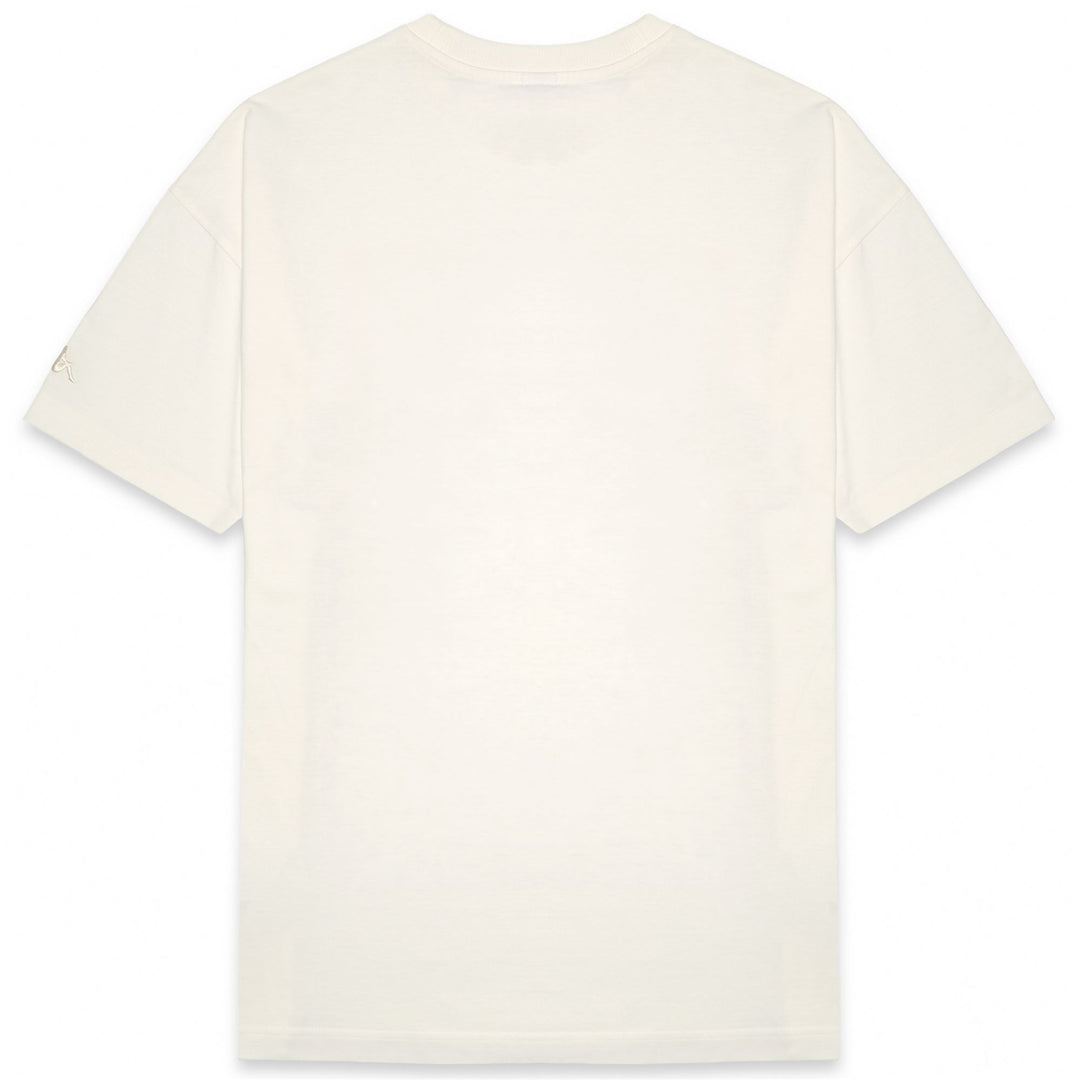 T-Shirts & Top_MAN_ OURSELVES_T-Shirt_White Natural - Black - Commercial 2