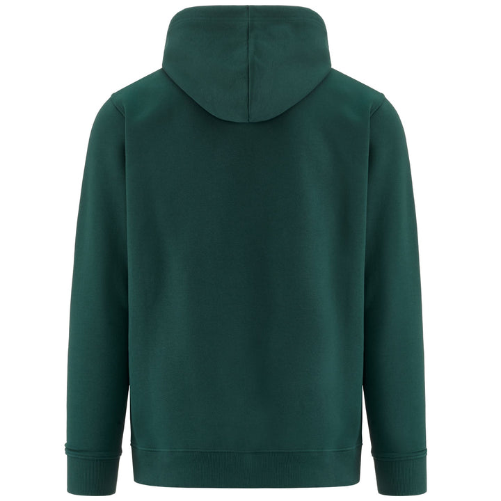 Fleece_MAN_ MALMO 3_Jumper_Green Dk-White Milk - DressedSide