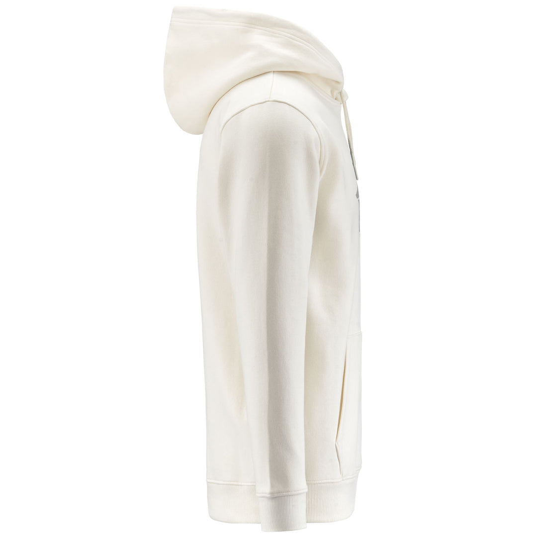 Fleece_MAN_ MALMO 3_Jumper_White Milk-Grey Ash - DressedFront