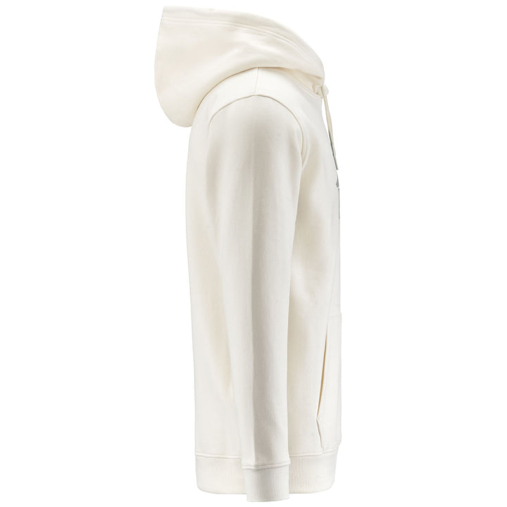 Fleece_MAN_ MALMO 3_Jumper_White Milk-Grey Ash - DressedFront