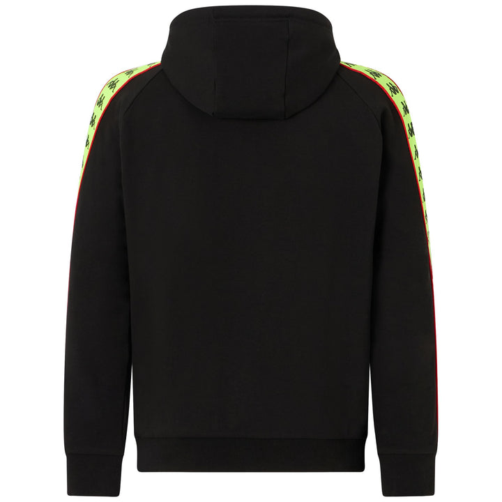 Fleece_MAN_ TAJA VR46 TRAVEL_Hoodie Full Zip_Black - DressedSide