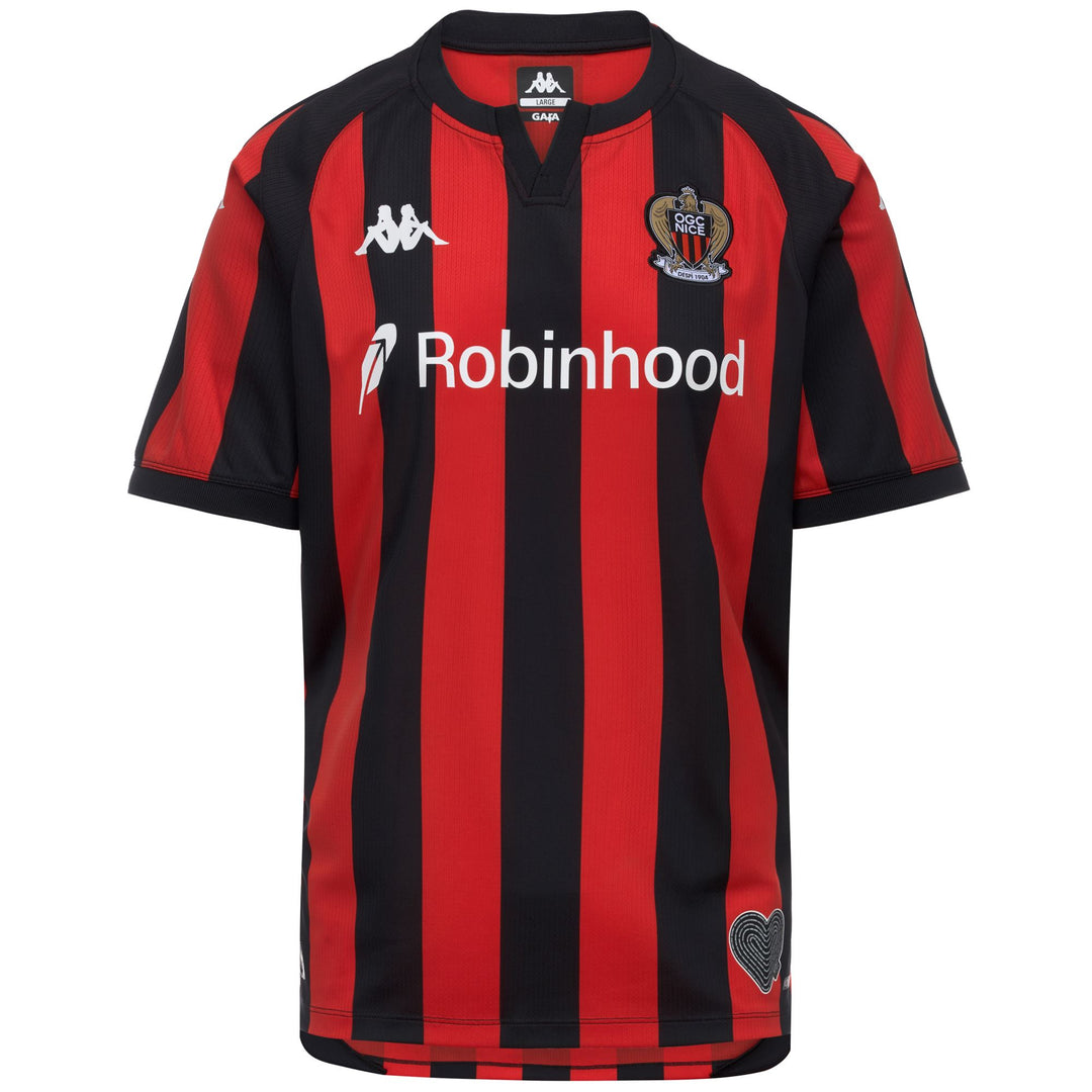 Active Jerseys_Man_KOMBAT 2027 HOME OGC NICE_Shirt_Red-Black-Sponsor - Commercial 1