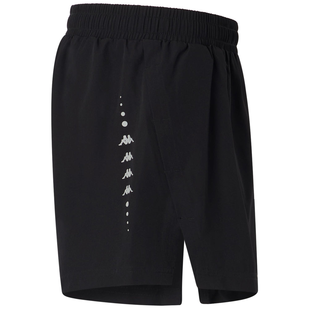 Shorts_MAN_ RUN FESTO_Sport Shorts_Black - DressedFront