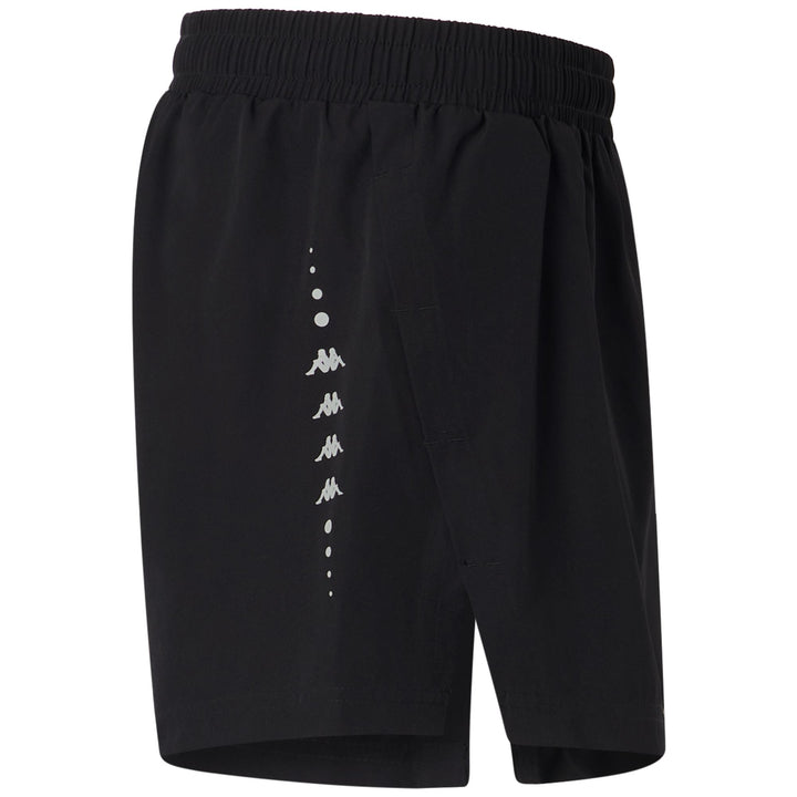 Shorts_MAN_ RUN FESTO_Sport Shorts_Black - DressedFront