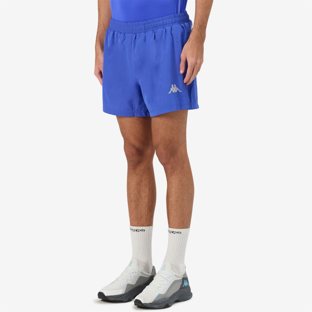 Shorts_MAN_ RUN FESTO_Sport Shorts_Blue Royal - DressedFrontDouble