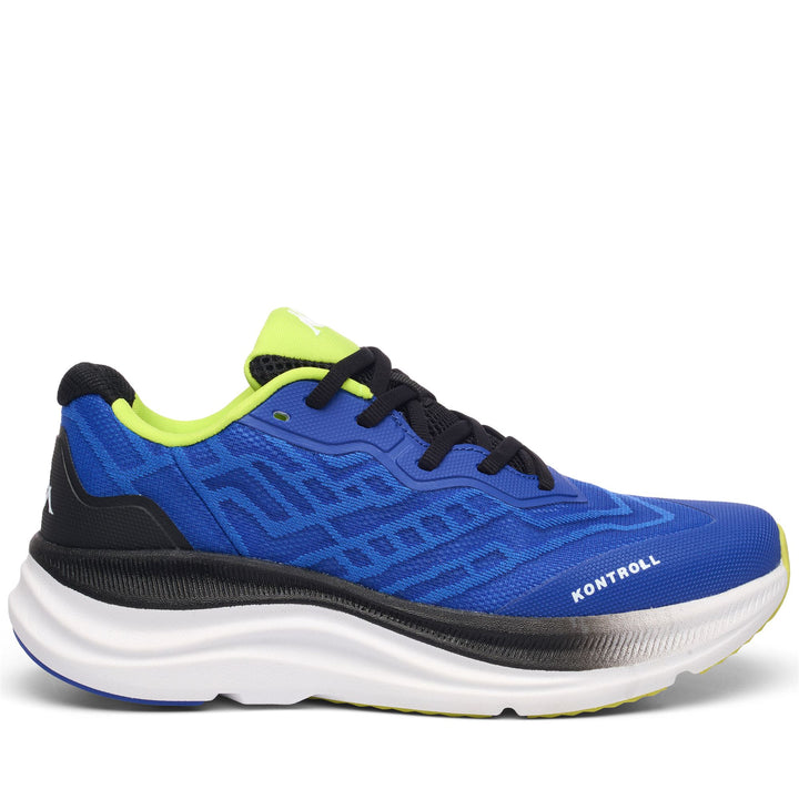 Sport Shoes_UNISEX_KONTROLL_Low Cut_Blue Royal - Green Lime Punch - Photo