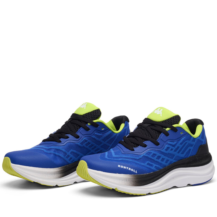 Sport Shoes_UNISEX_KONTROLL_Low Cut_Blue Royal - Green Lime Punch - Detail