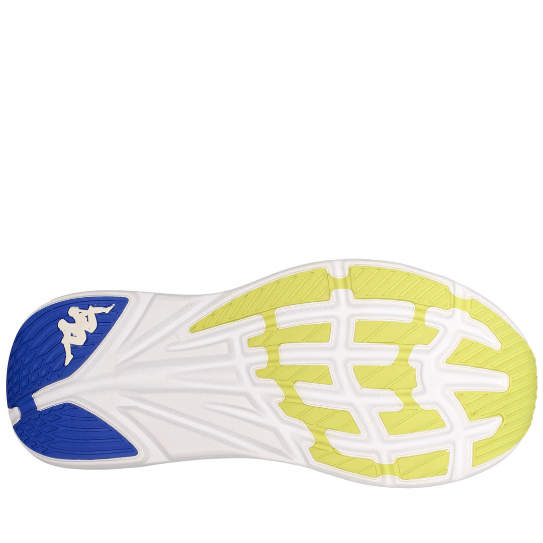 Sport Shoes_UNISEX_KONTROLL_Low Cut_Blue Royal - Green Lime Punch - DressedFront