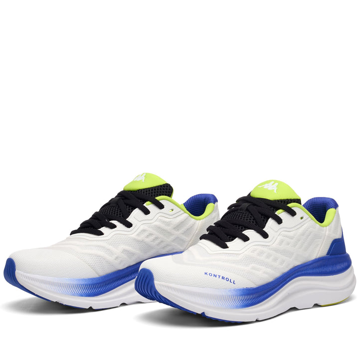 Sport Shoes_UNISEX_KONTROLL_Low Cut_White - Blue Royal - Detail