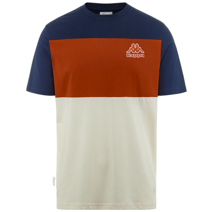 T-Shirts & Top_MAN_ FIZIO_T-Shirt_White Whisper - Red Creta - Blue Marine - Photo