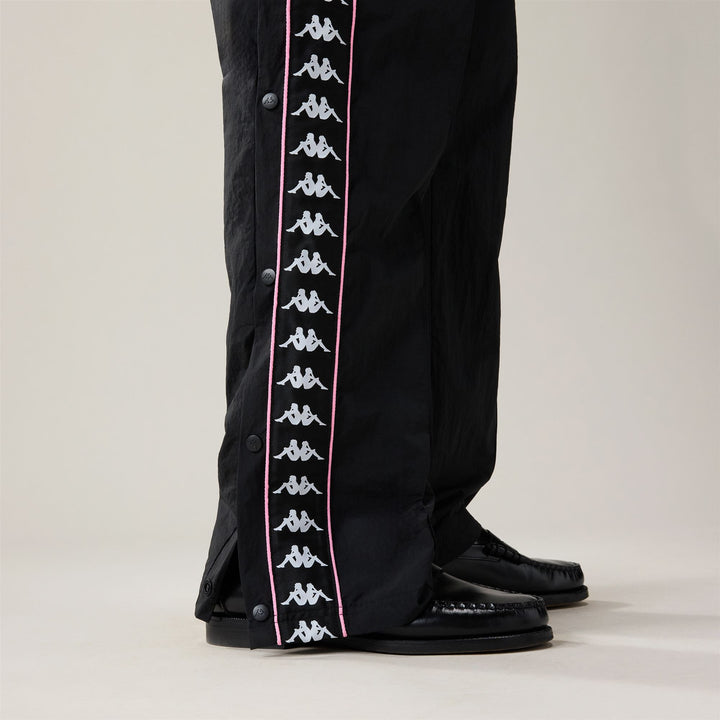Pants_Man_ SEBASTIAN_Sport Trousers_Black - Pink Prism - White - Commercial 6