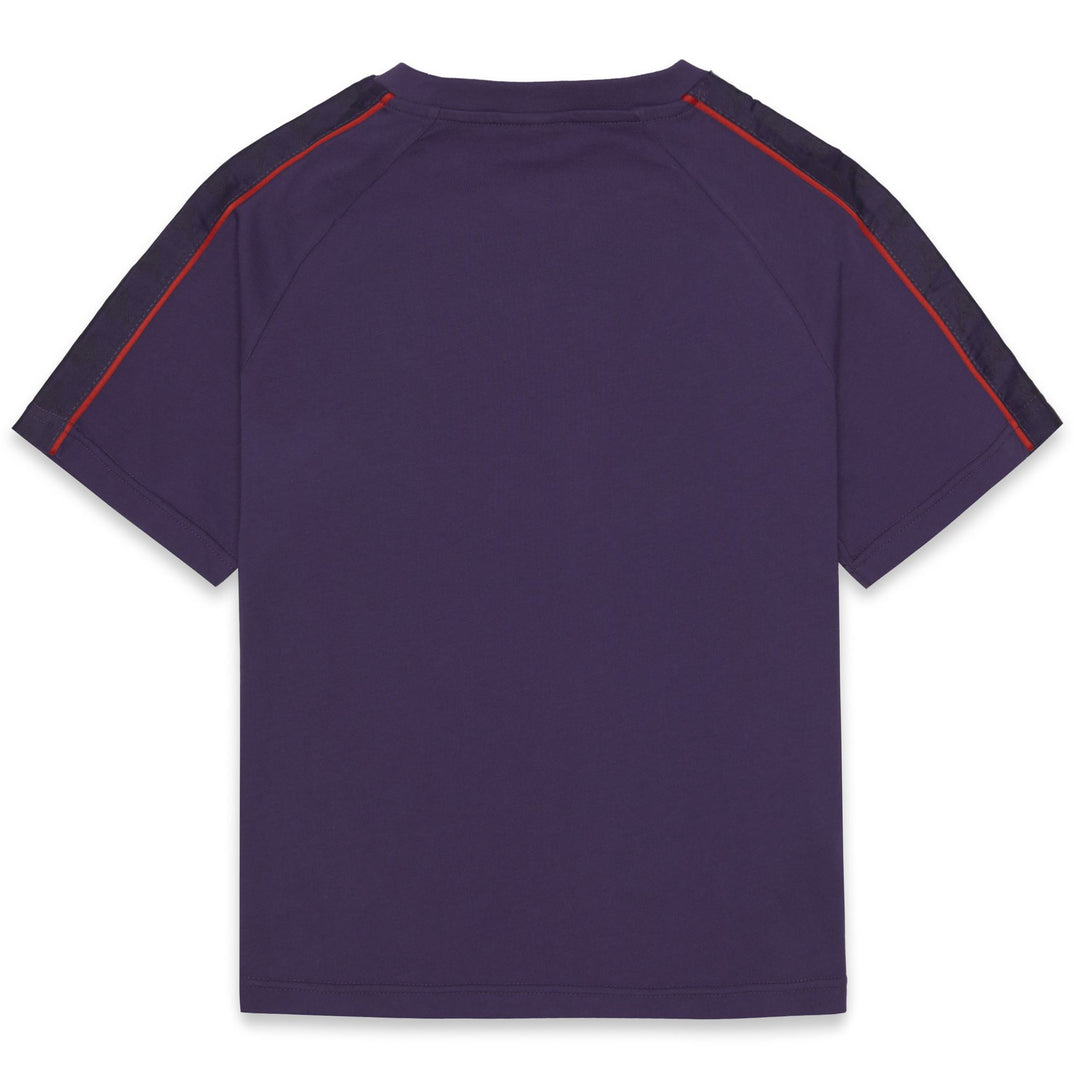 T-Shirts & Top_WOMAN_    ADI_T-Shirt_Violet Anil - Red Md Coral - Commercial 2