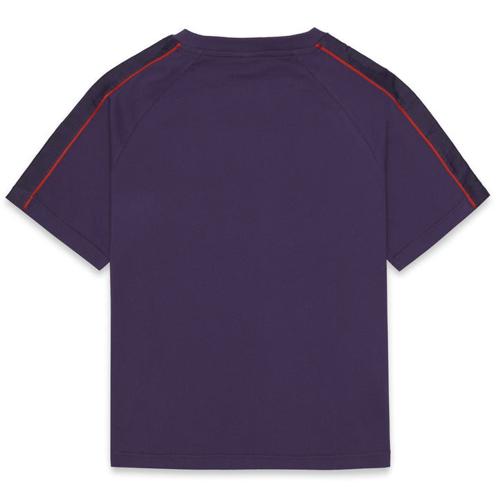 T-Shirts & Top_WOMAN_    ADI_T-Shirt_Violet Anil - Red Md Coral - Commercial 2