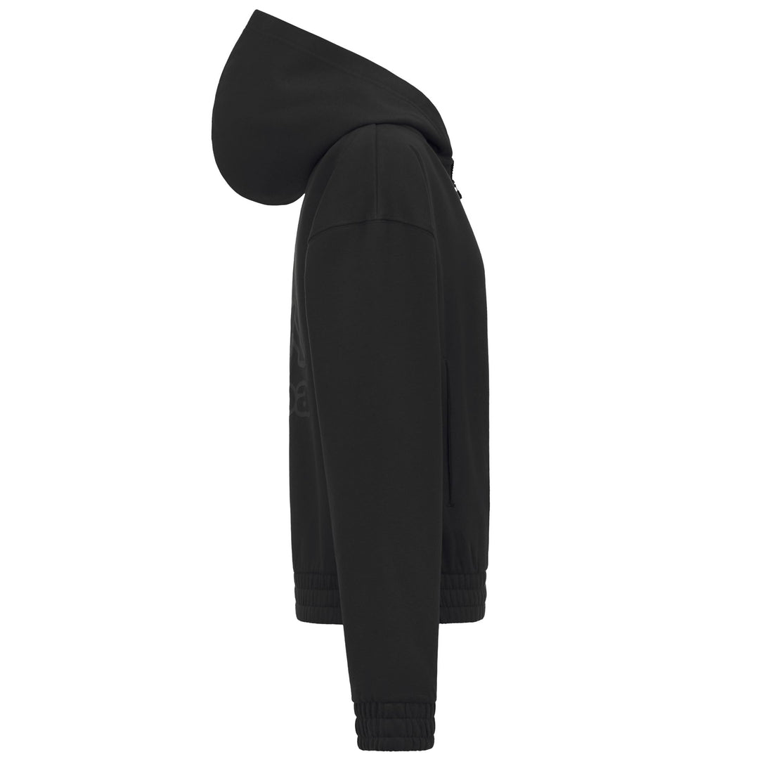 Fleece_Woman_ SYMI_Hoodie Full Zip_Black - Commercial 2