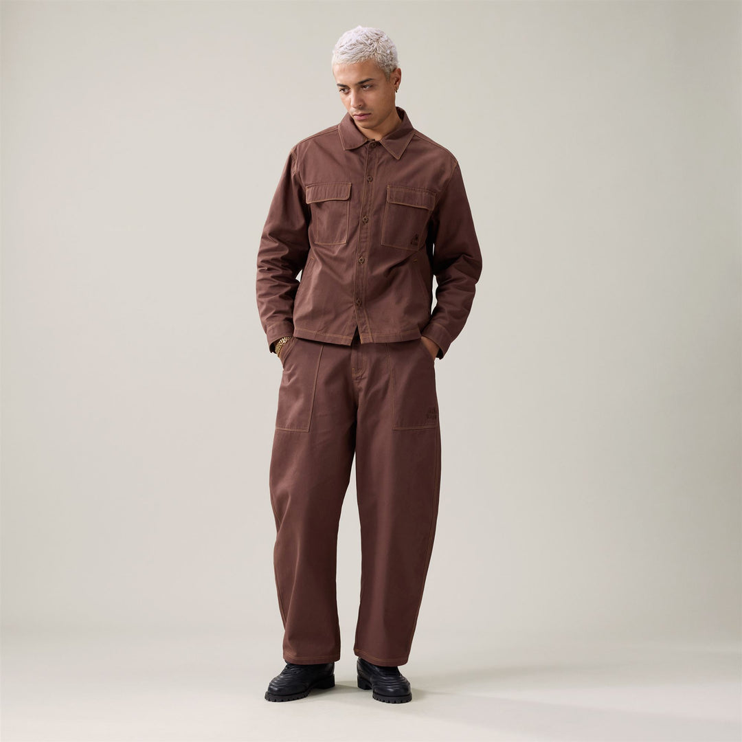 Overshirts_MAN_ OLIVIO_Overshirts_Brown Castagna - Commercial 7