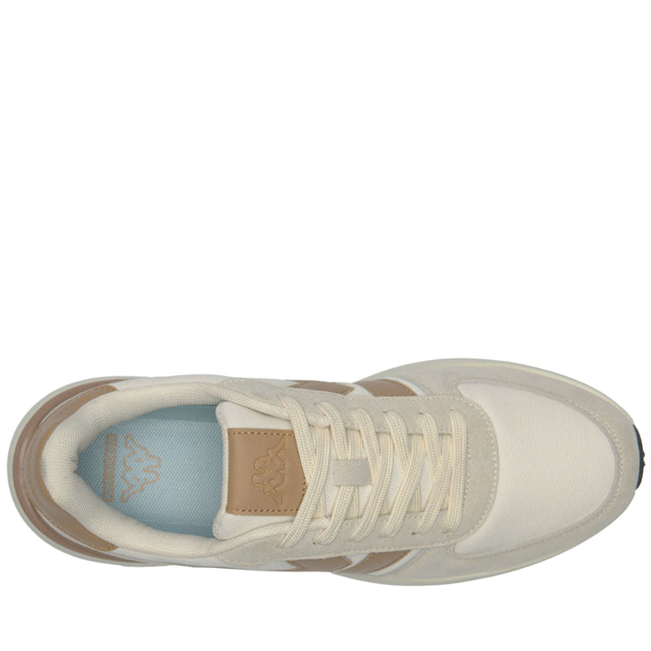 Sneakers_Unisex_ERACLIS_Low Cut_White Asparagus-BROWN CARTOUCHE - Commercial 3