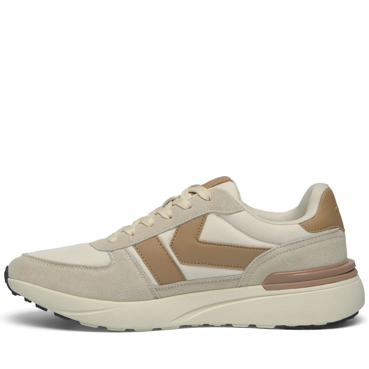 Sneakers_Unisex_ERACLIS_Low Cut_White Asparagus-BROWN CARTOUCHE - Commercial 1