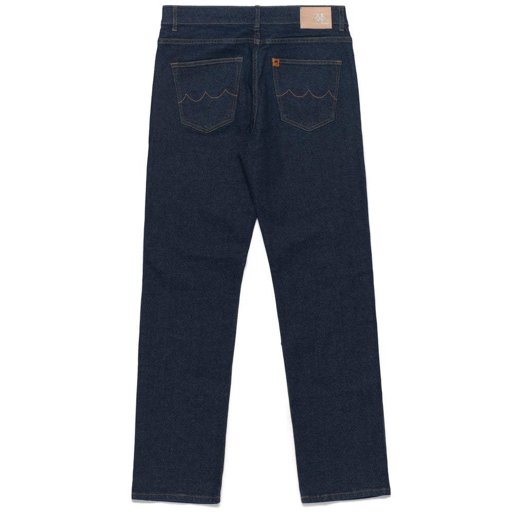 Pants_MAN_HUGES_5 Pockets_Blue Dk Denim - DressedFront