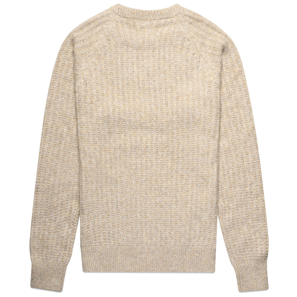 Knitwear_MAN_MIMIR_Pull Over_Beige Dk - DressedFront