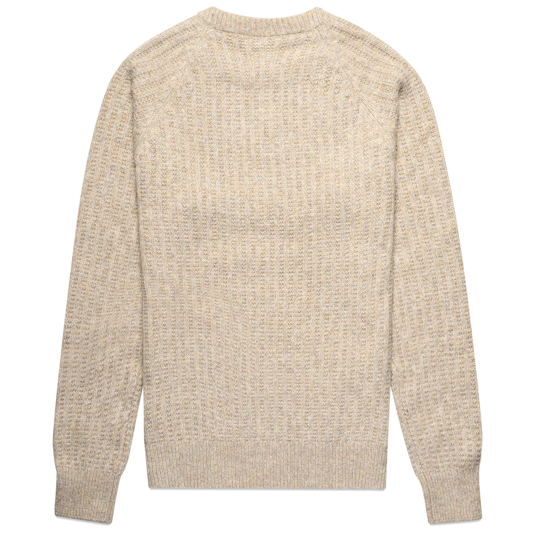 Knitwear_MAN_MIMIR_Pull Over_Beige Dk - DressedFront