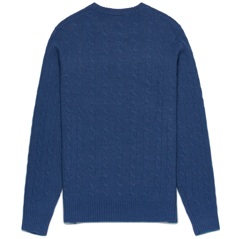Knitwear_MAN_HERBIE_Pull Over_Blue Dk Riviera - DressedFront