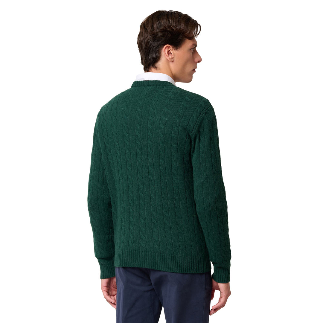 Knitwear_Man_HERBIE_Pull Over_Green June - Detail