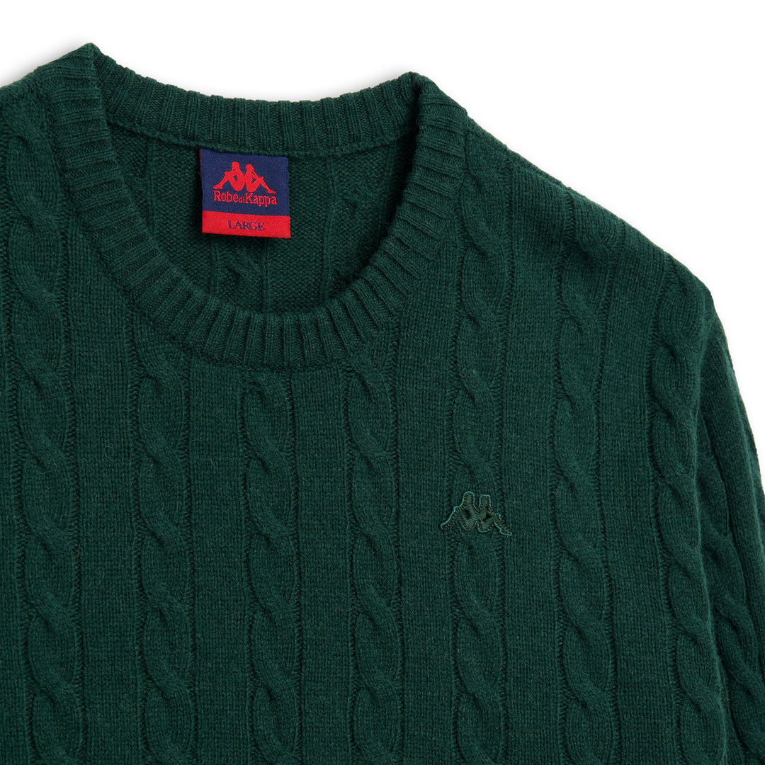 Knitwear_Man_HERBIE_Pull Over_Green June - DressedSide