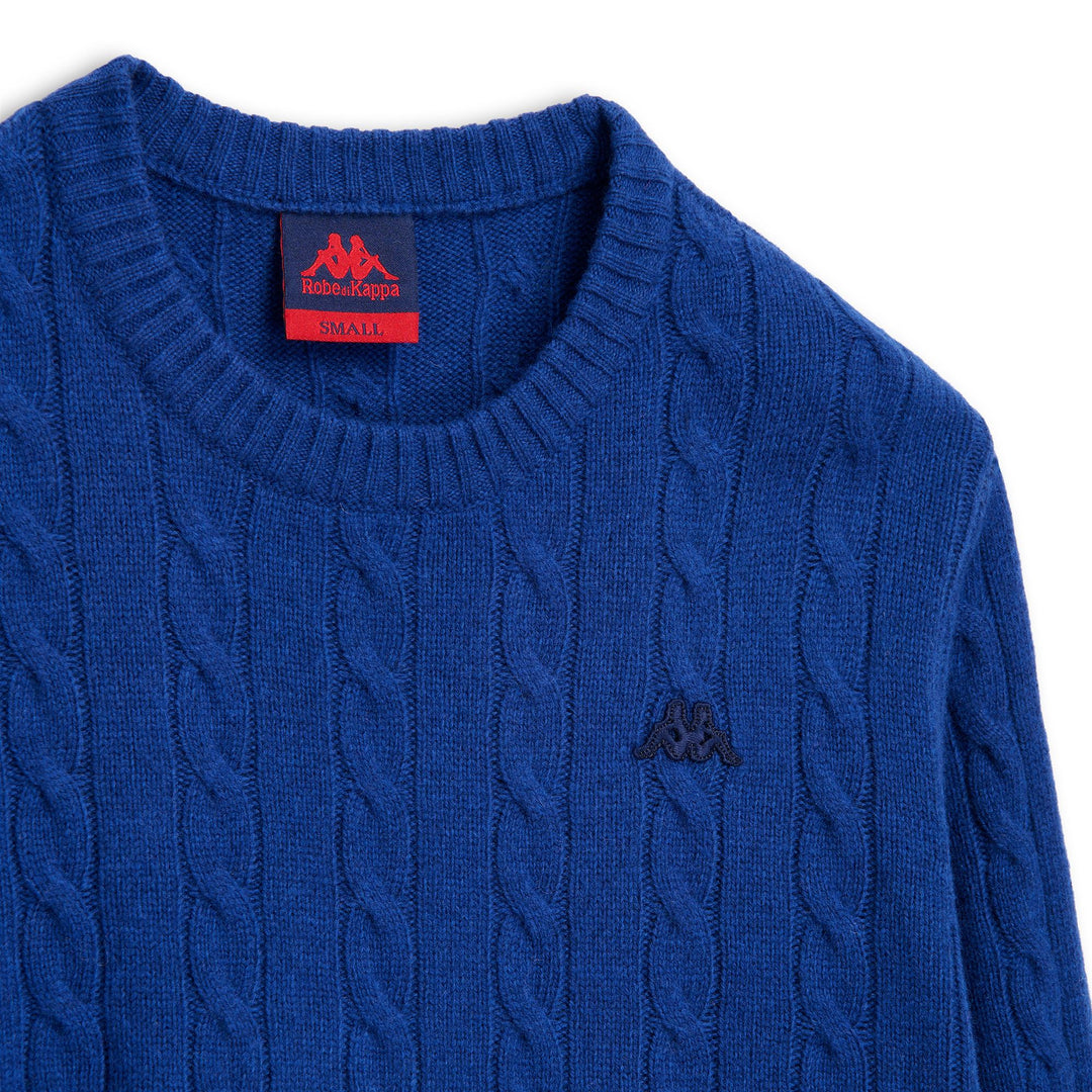 Knitwear_Man_HERBIE_Pull Over_Blue Dk - DressedSide