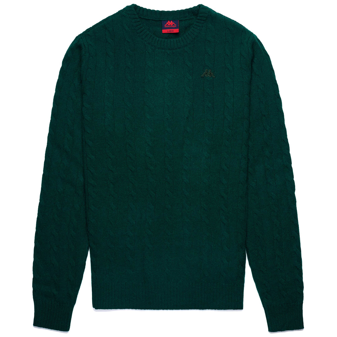 Knitwear_MAN_HERBIE_Pull Over_Green Dk Rain - Photo