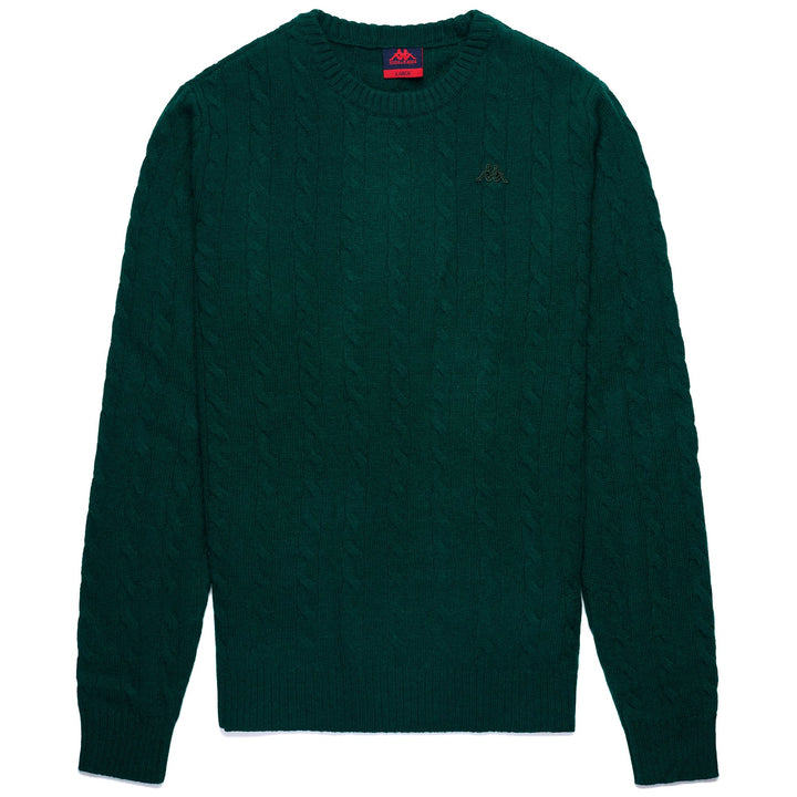 Knitwear_MAN_HERBIE_Pull Over_Green Dk Rain - Photo