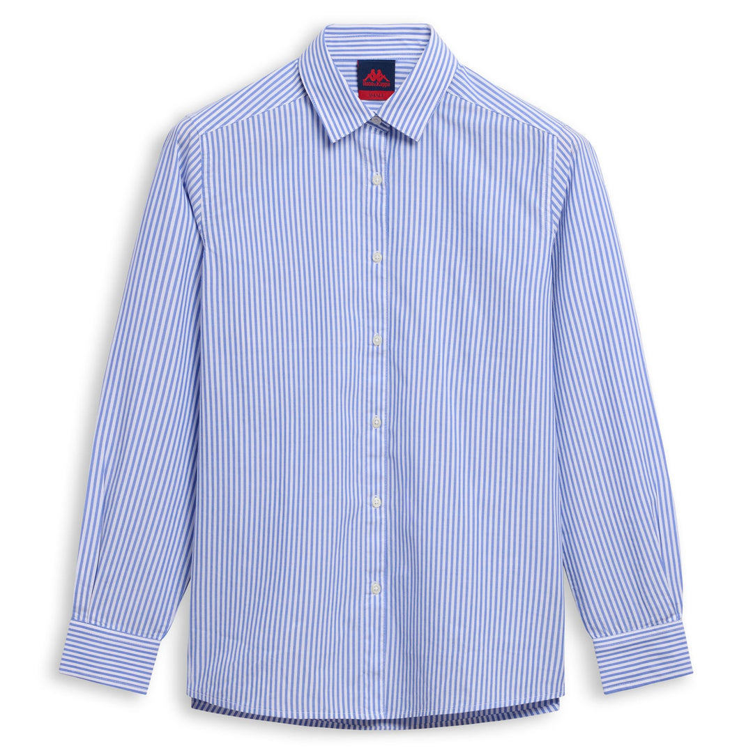 Shirts_Woman_JULIENNE_Classic_White-Azure Dk stripe - White - Azure Dk - Photo