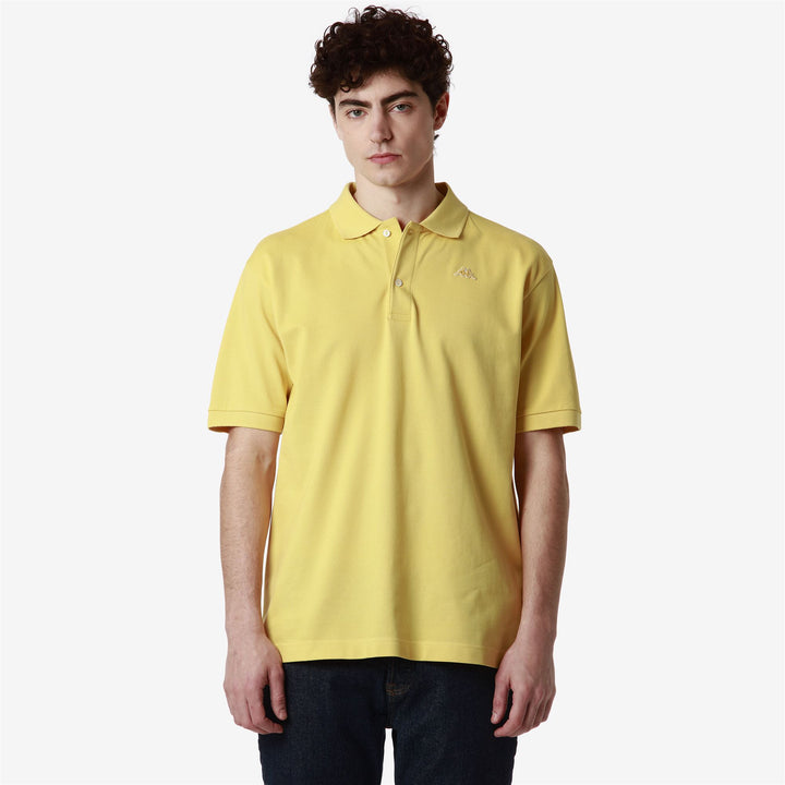 La Polo Robe Di Kappa_MAN_AARAU_Polo_Yellow Lt - Detail