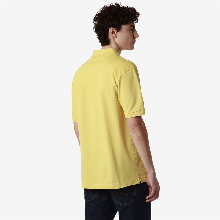 La Polo Robe Di Kappa_MAN_AARAU_Polo_Yellow Lt - DetailDouble