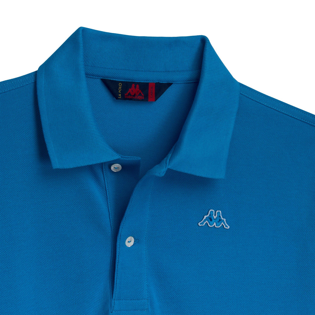 La Polo Robe Di Kappa_MAN_AARAU_Polo_Azure - DressedSide