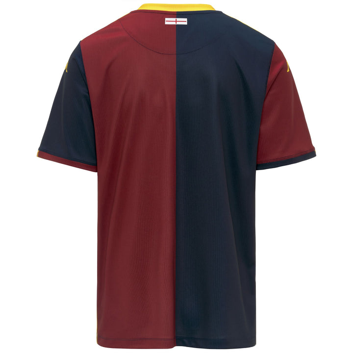 2026 HOME GENOA - Active Jerseys - Shirt - MAN - Red Dk-Blue Dk-Yellow