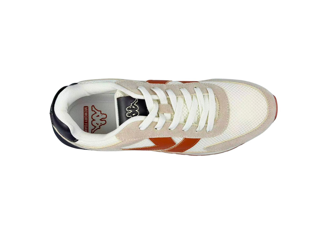 MARTIN - Sneakers - Low Cut - Unisex - White Tofu-Beige Lt Rice-Brown Reddish